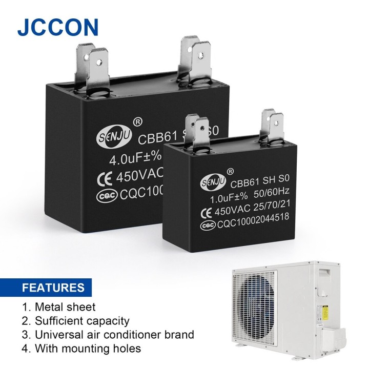 CBB61 Metallized Capacitor for Motor Start-up Ceiling Fan 500VAC 4uF