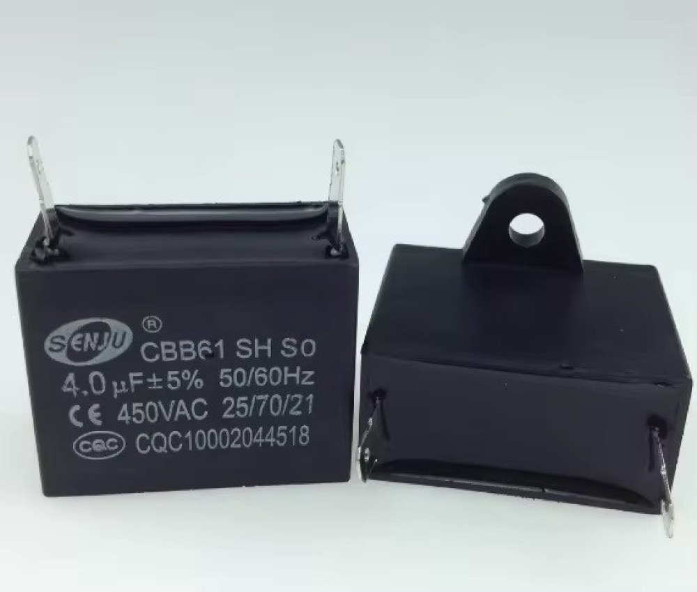 CBB61 Condensador Metalizado para Motor Arranque Ventilador de Techo 500VAC 4uF 4mf