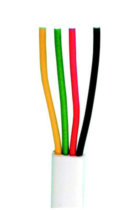 Telefonkabel 4 drahte fur rj09 rj11 rj12 1m kabel fur telefon 4 drahte jr international - 1