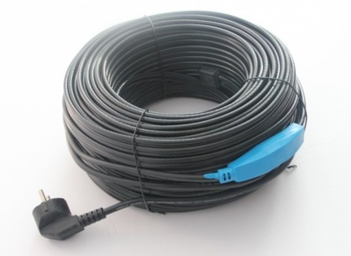 Antifreeze electric heating cable cord 48m shpt-48m pipe frost protection with water hose thermostat jr international - 4