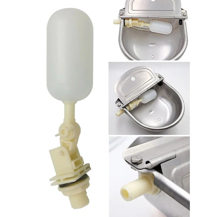 Float Ball Valve 1/2 Water Level Control Waterproof Float Valve Automatic Water Saving