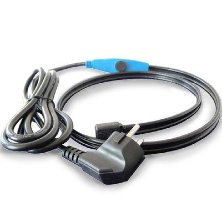 Anticongelante cable eléctrico cable de 12m 120-0t  tubo de calefacción con termostato manguera de agua jr international - 4