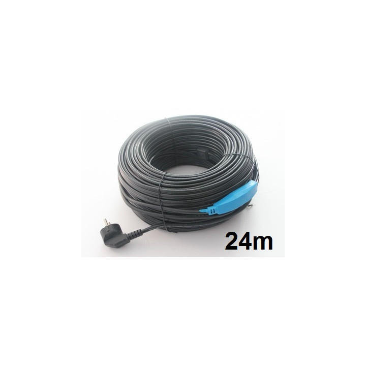 Frostschutz elektroheizung kabel 24m shpt-24m rohr mit wasserschlauch thermostat jr international - 5