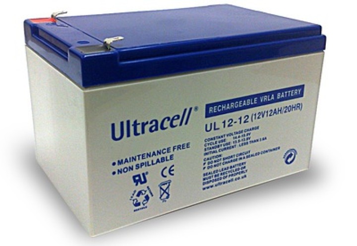 Rechargeable battery 12v 12ah rechargeable battery lead calcium battery ultracell - 1