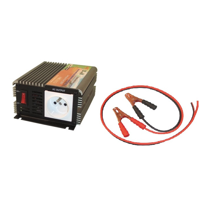 Convertidor con onda senoidal modificada 300w entrada 12vdc salida 230vac 12v 210v 220v 230v 240v toma de tierra de espiga arran