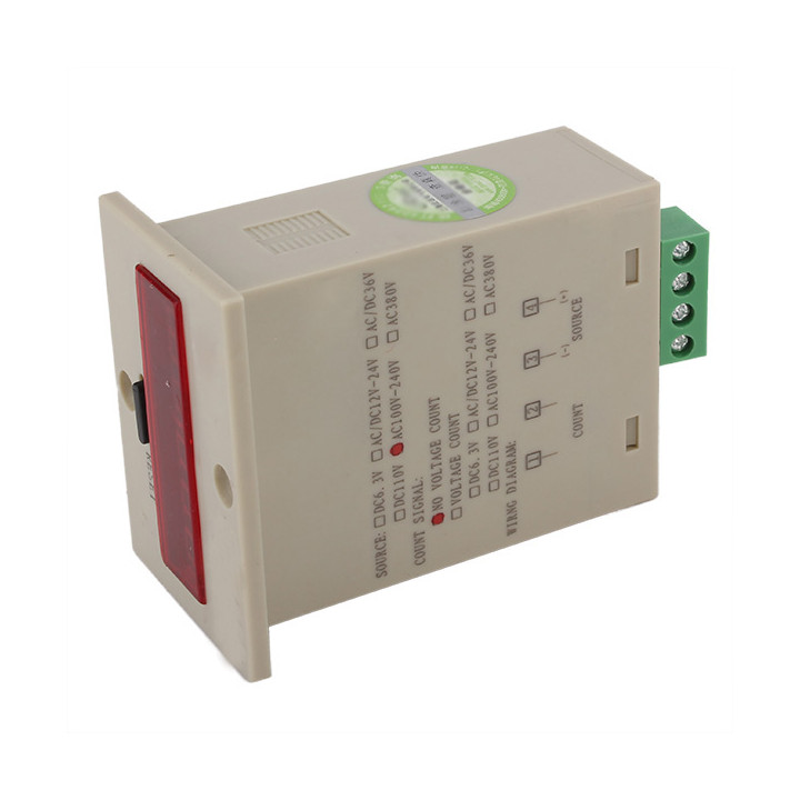 Jdm11-6h electronic accumulating counter ac 220v digit display length counting jr international - 2