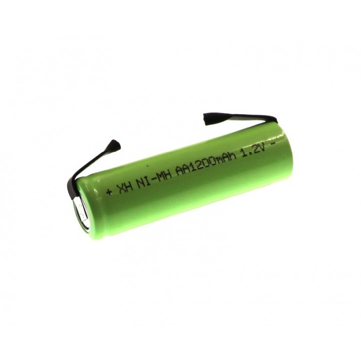 Ni mh cell 1.2v 600mah with solder lips