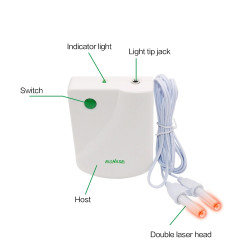 Light therapy dispositivo anti allergia nasale febbre da fieno 60500 centimetri bionase caremax bionase - 5