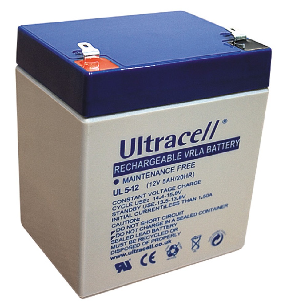 Bateria recargable 12v 5ah bateria secas recargables bateria seca recargable pilas secas bateria recargables ultracell - 1