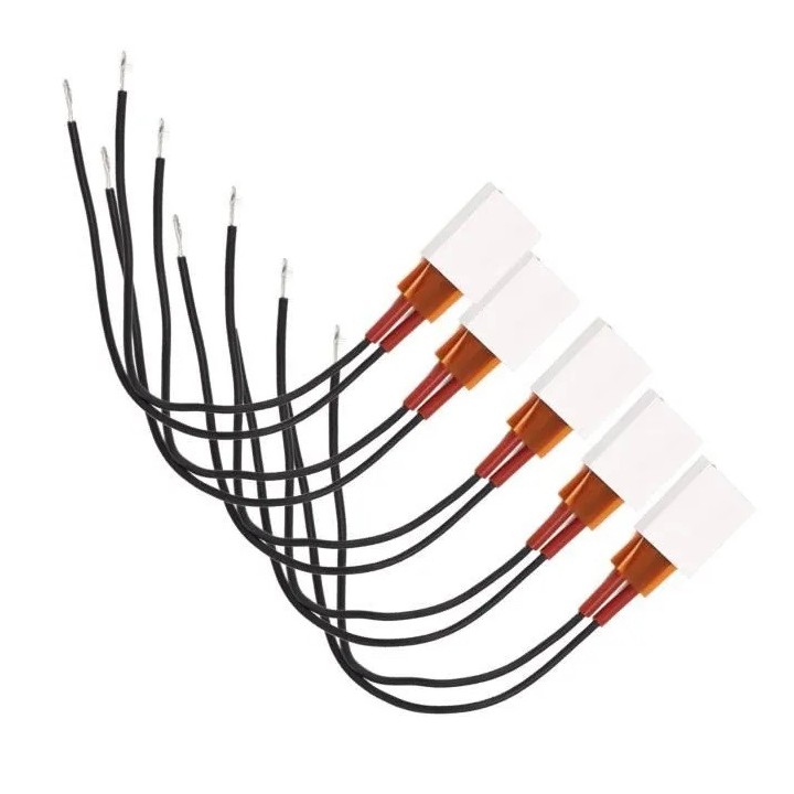 5 Heater 30w 220v 80 degree 35x20x5mm plate heating element thermistor aluminum for camera box