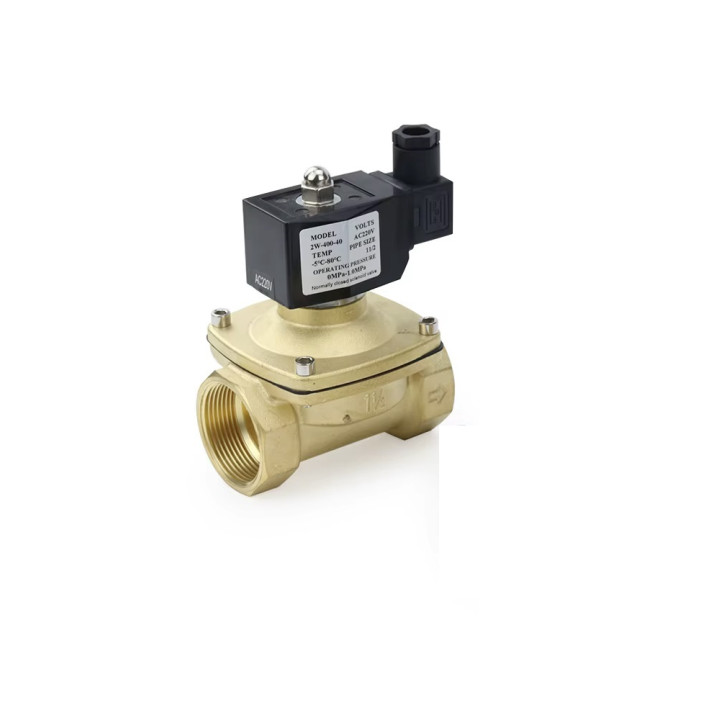 Électrovanne magnétique électrique normalement fermée dn15 1/2 15/21 220v nf IP65 eau huile air boissons