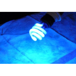 Lampara fluocompacta luz negra e27 t3 15w 220v 230v 240v uv alumbrado ultravioleta lae1f8f hq power - 1