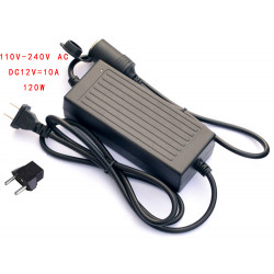 Stromversorgung 110V 220V 12V Zigarettenanzünder-Adapter 10A 120W Power eclats antivols - 1