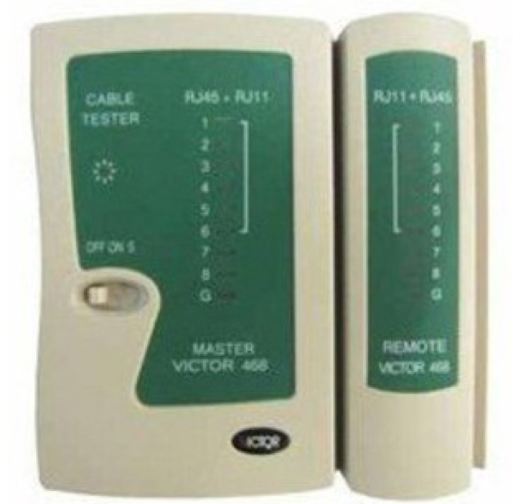 Tester rete lan per rj45, rj12, rj11, rj10 vtlan4 tester cavi rete telefonici velleman - 2