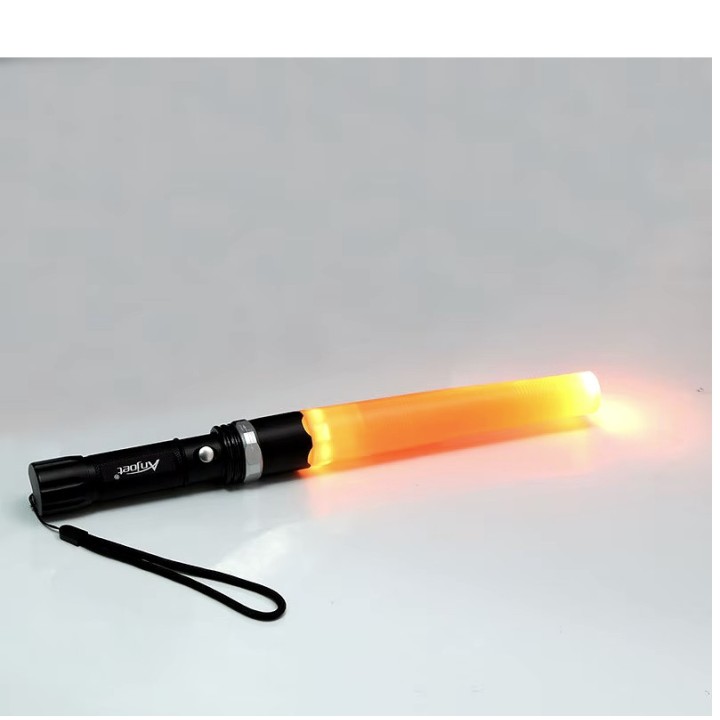 Leuchtstab 26cm Taschenlampe LED-Beleuchtung Rotlicht Flughafen Straßenverkehr