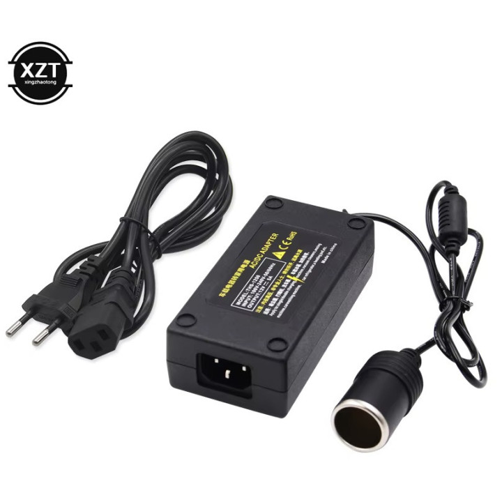 Adaptador de la energía del coche de la CA 110v-220v al cigarrillo de la CC 12v 5a 60w
