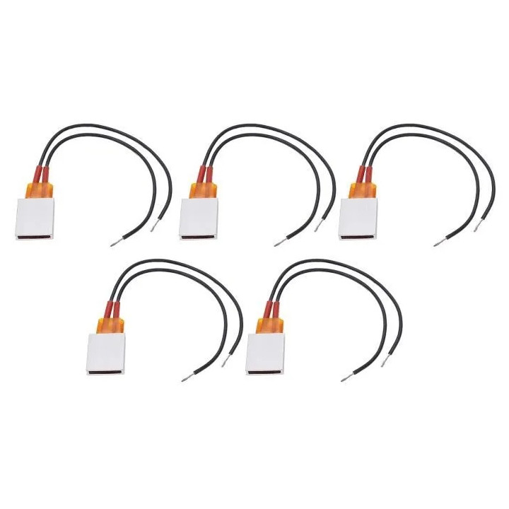 5 Heater 30w 220v 80 degree 35x20x5mm plate heating element thermistor aluminum for camera box