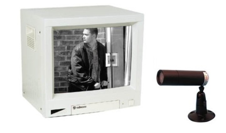 Pack vigilancia vídeo n b 5 ' 12cm 2 canales 1 cámara cinematográfica 1 maestro(monitor) vigilancia vídeo vigilancia jr internat