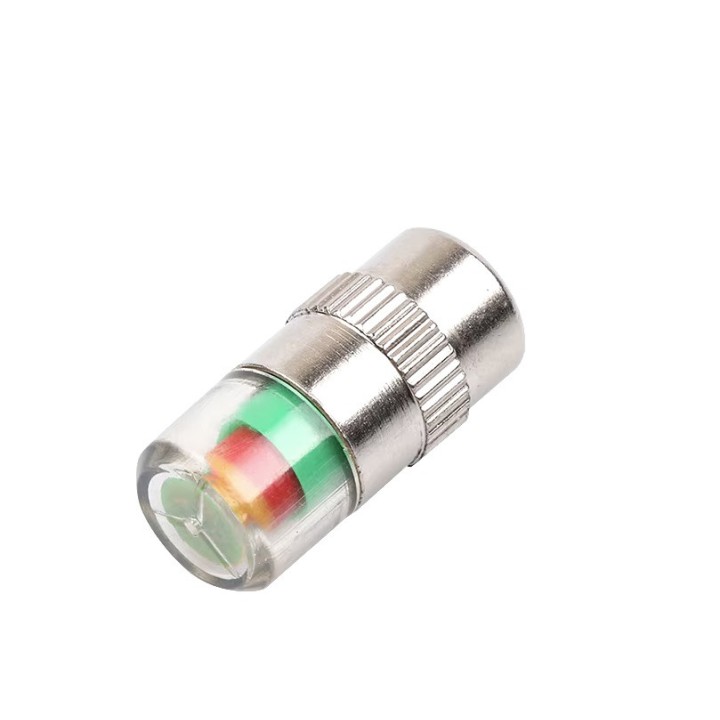4 bouchon d'avertissement de pression pneus auto 2.4bar Air Alerte de valve roue voiture assujet