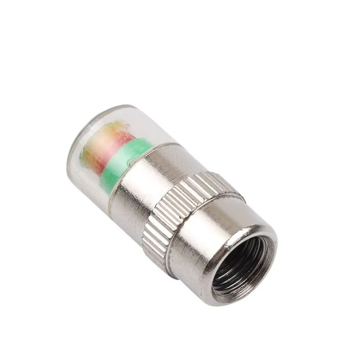 4 tappo di avviso pressione pneumatici auto 2,4 bar Oggetto avviso valvola ruota auto aria