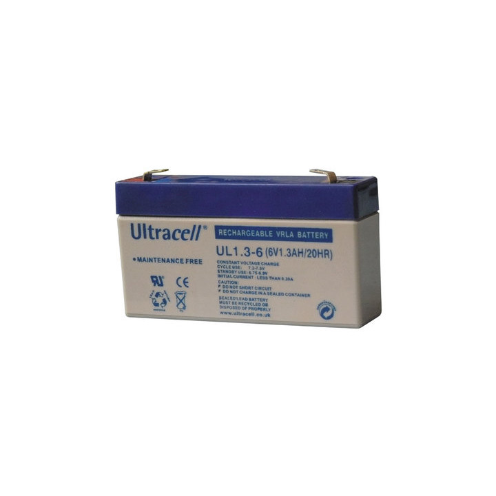 Rechargeable battery 6v 1ah rechargeable battery lead calcium battery rechargeable batteries multipower - 1