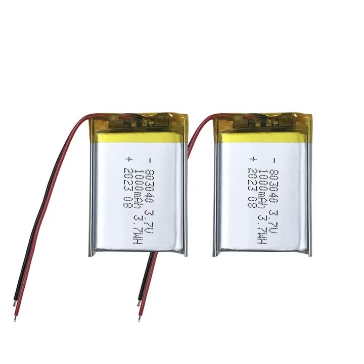 Batería lipo recargable akku 3,7 v 1000mah acumulador Li-polímero helicóptero avión 803040