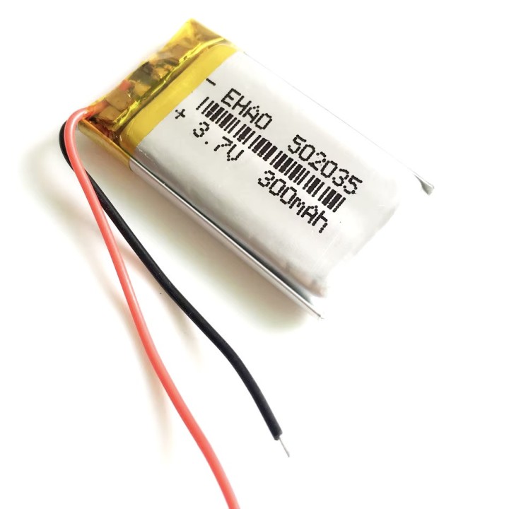 Wiederaufladbarer Lipo-Akku 3,7 V 300 mAh Akkumulator Li-Polymer-Flugzeughubschrauber 502035