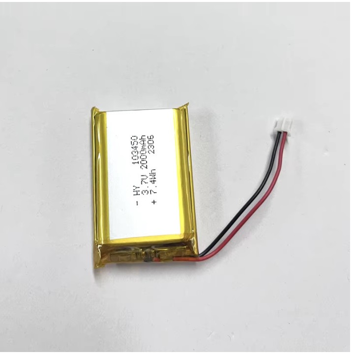 Batería recargable lipo akku 3,7v 1800mah 2000mah 103450 acumulador accu Li-polímero helicóptero