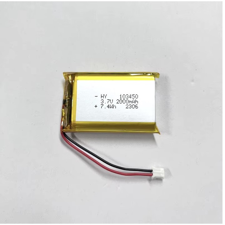 Battery rechargeable lipo akku 3.7v 1800mah 2000mah 103450 accumulator Li-polymer helicoptere