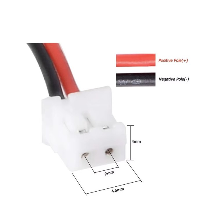 Batería recargable lipo akku 3,7v 1800mah 2000mah 103450 acumulador accu Li-polímero helicóptero