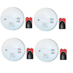 4 detector stand alone smoke detector buzzer, 9vdc autonomous smoke detectors fire alarm detection autonomous smoke detection sy