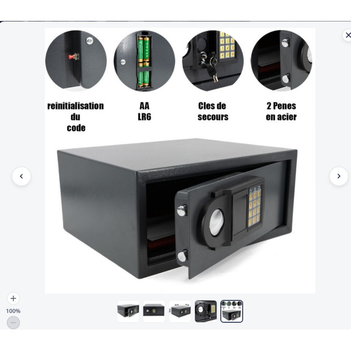 Electronic laptop safe