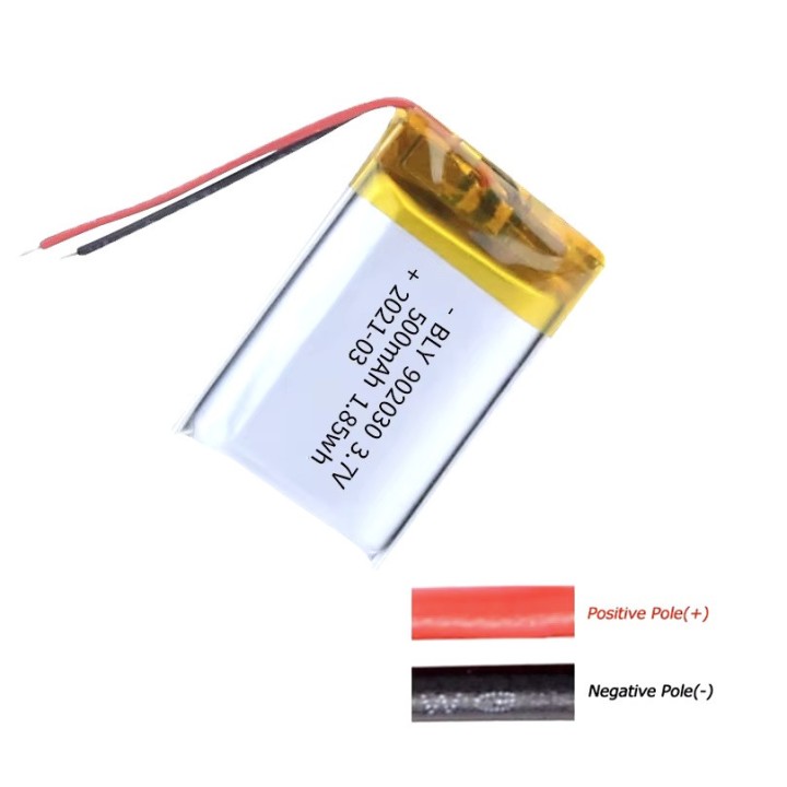 Battery rechargeable lipo battery 3.7v 500mah accumulateur accu Li-polymer helicoptere avion 902030
