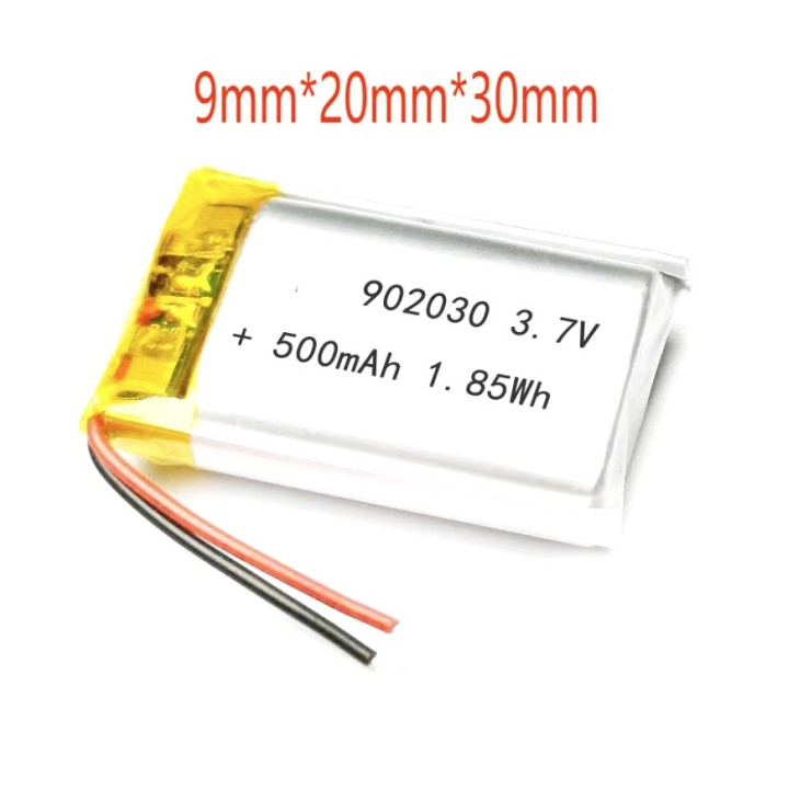 Battery rechargeable lipo battery 3.7v 500mah accumulateur accu Li-polymer helicoptere avion 902030