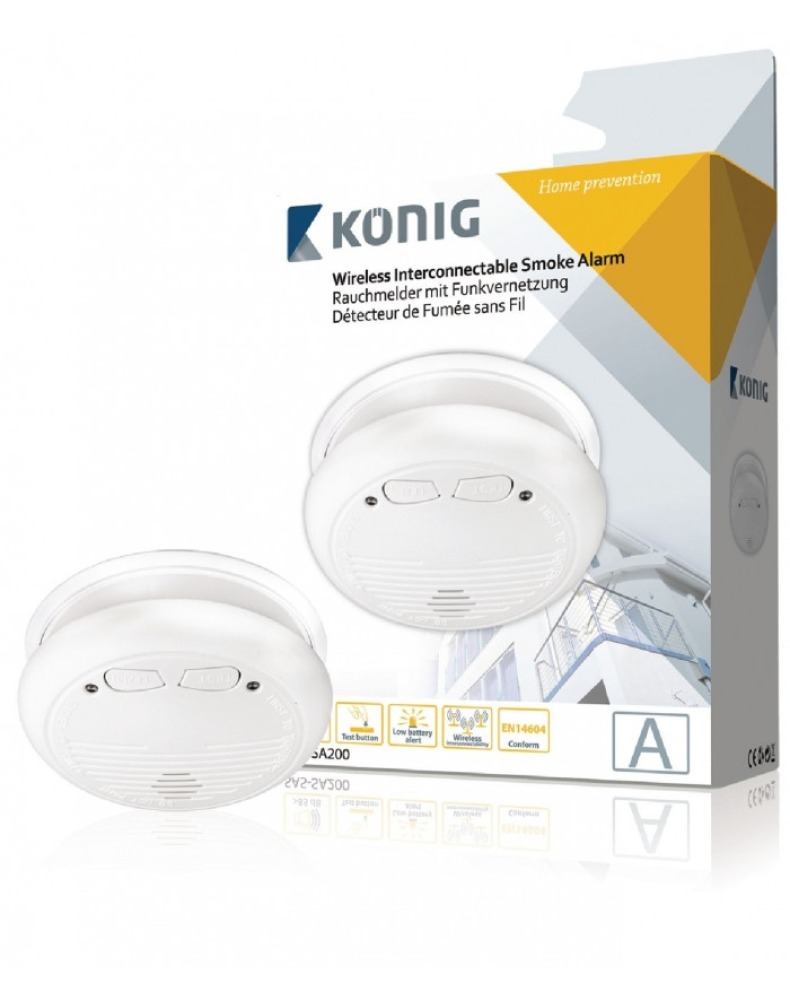 Detector smoke detector wireless buzzer 9vdc 433mhz radio fire alarm hf fire alarm detection fire detection smoke detection