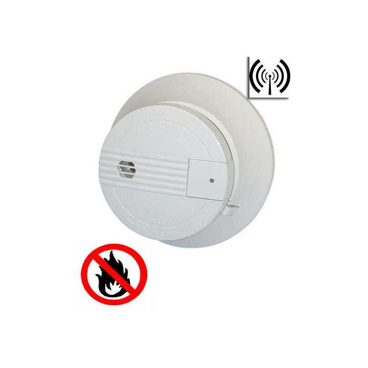 Detector smoke detector wireless buzzer 9vdc 433mhz radio fire alarm hf fire alarm detection fire detection smoke detection koni