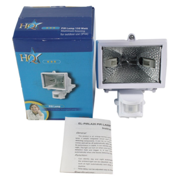 Halogeno alarma radar volumetrico+ celula fotoelectrica 220vca 150w iluminaciones konig - 4