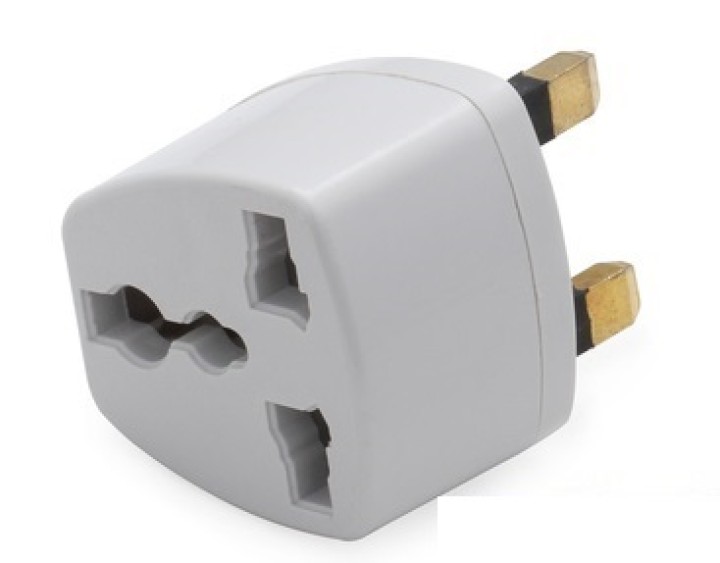 Adattatore elettrico presa europea verso presa inglese senza presa terra convertitore adattatore converter jr international - 5