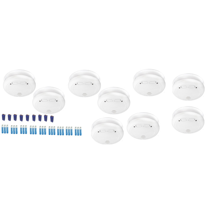 9 Detector smoke detector wireless buzzer 9vdc 433mhz radio fire alarm hf fire alarm detection fire detection smoke detection