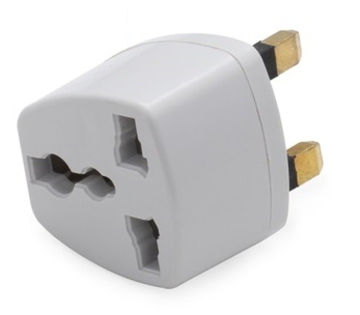 Adattatore elettrico presa europea verso presa inglese senza presa terra convertitore adattatore converter jr international - 5