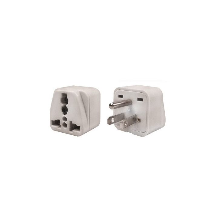 Travel adapter electric adapter 16 american male + female to female euro adapter jr international - 2
