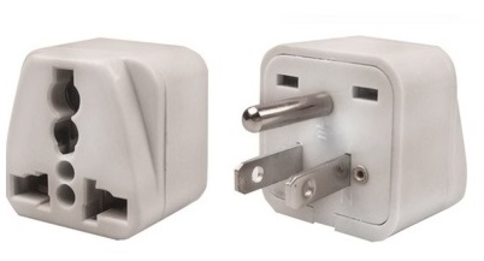Adaptador electrico 6a macho americano a hembra euro universal adaptadores conectores adaptadores adaptador convertidor jr inter
