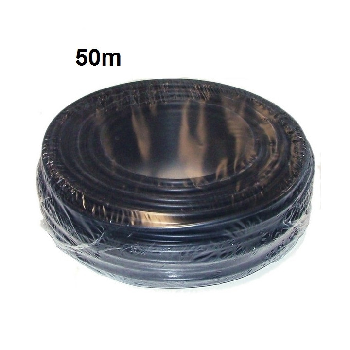 Cable electrique 50m 3x1.5 r2v 3 fils 1,5mm2 3g1,50 ø9.7mm u1000 ro2v 3g1,5  secteur r2v3g15nl