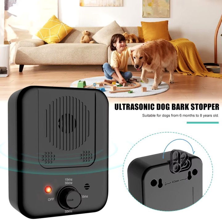 Rechargeable Ultrasonic Anti Bark Device Dog Repeller Bark Control Deterrent
