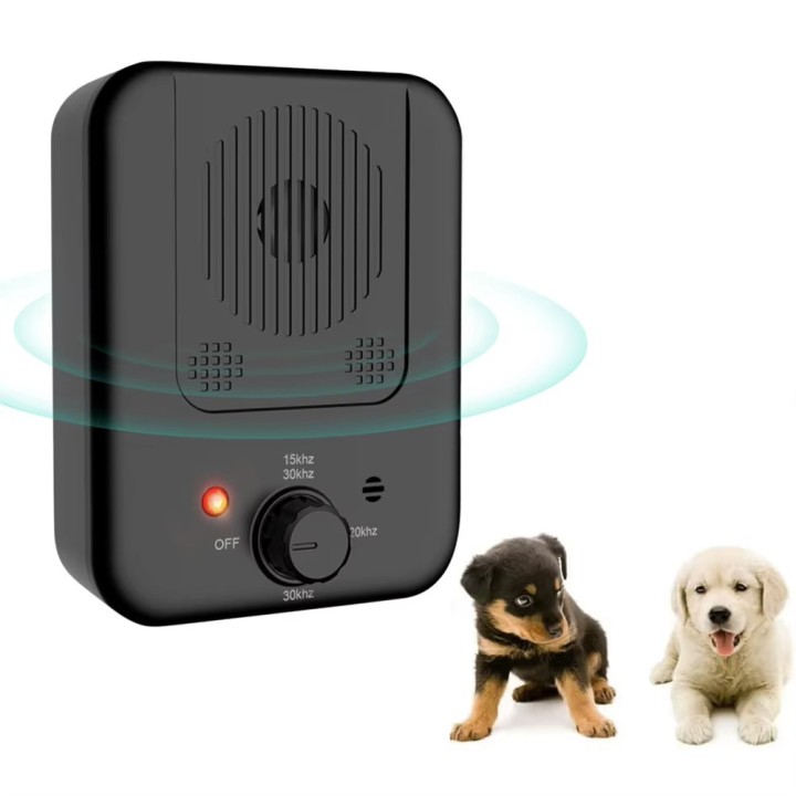 Dispositif anti-aboiement Ultrasonique rechargeable Répulsif chien contrôle aboiements dissuasion