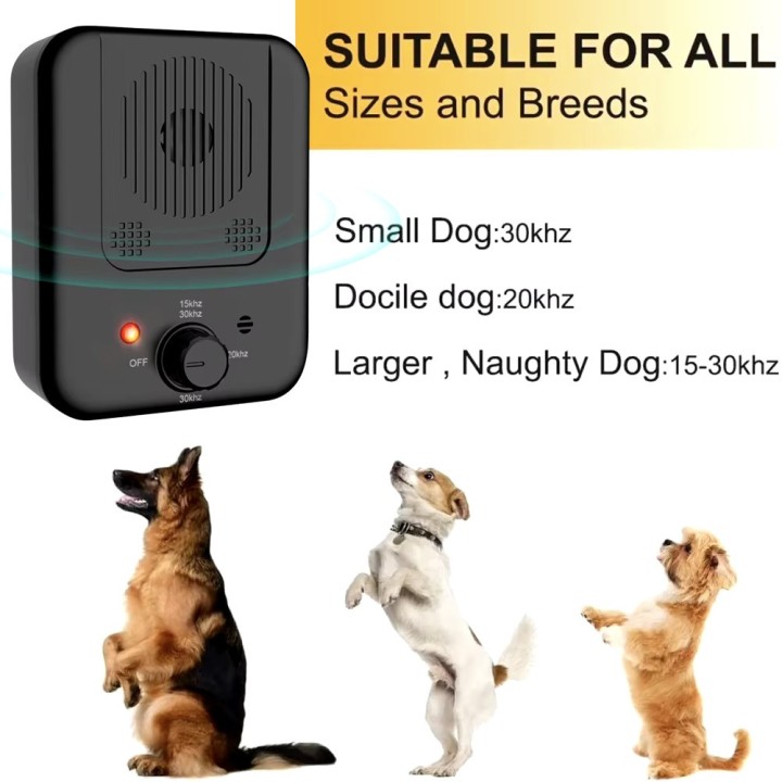 Rechargeable Ultrasonic Anti Bark Device Dog Repeller Bark Control Deterrent