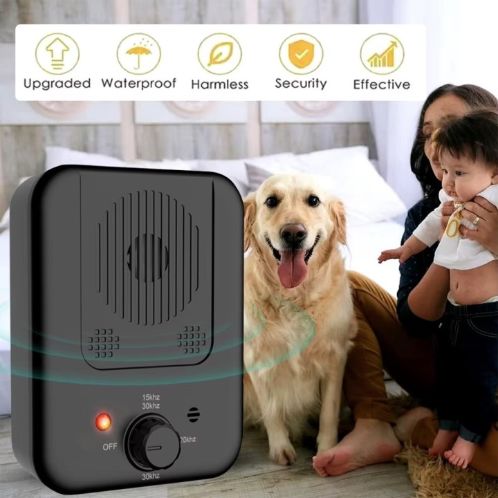 Rechargeable Ultrasonic Anti Bark Device Dog Repeller Bark Control Deterrent