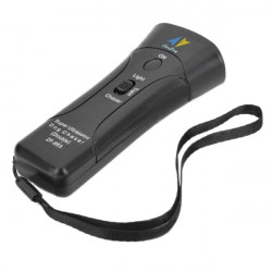 Doppel Heads Ultraschall Hund Repeller / Super Dog Chaser und Hund traning mit LED-Licht und Laser 4 in 1 jr international - 1
