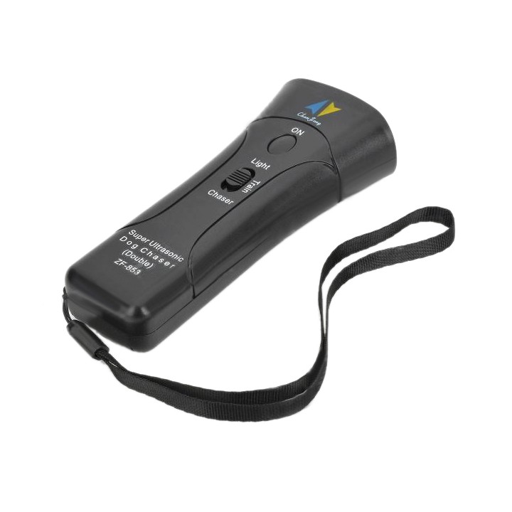 Double Heads Ultrasonic Dog Repeller Super Dog Chaser and dog traning with LED light and Laser 4 in 1 for Dogs Cats jr internati