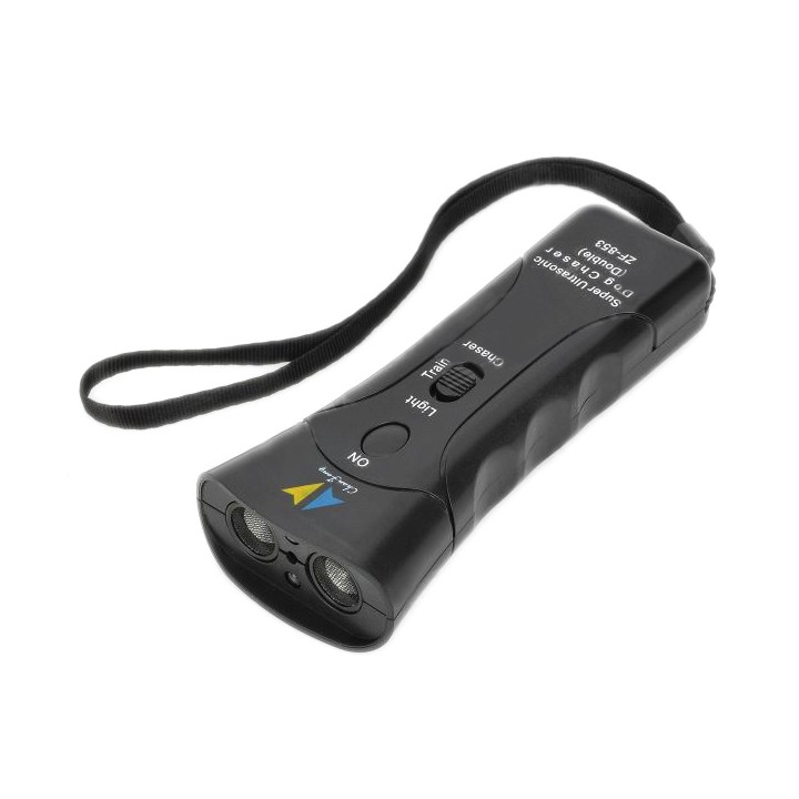 Doppel Heads Ultraschall Hund Repeller / Super Dog Chaser und Hund traning mit LED-Licht und Laser 4 in 1 jr international - 5
